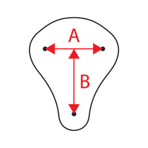 Fitzz, custom solo seat. Brown/T&R. Small. 6cm thick