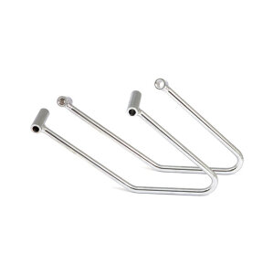 Saddlebag support kit. Chrome