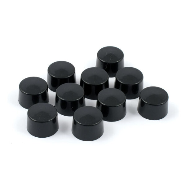 SmoothTopps, push-on bolt cover set. Chrome