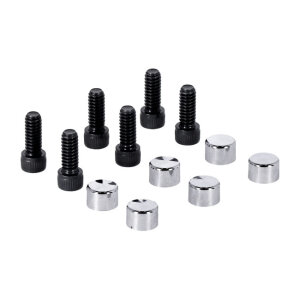Smoothtopps, push-on bolt & cover kit. Chrome