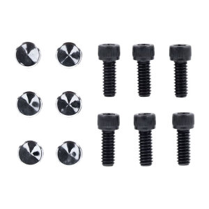 Smoothtopps, push-on bolt & cover kit. Chrome