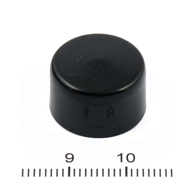 Smoothtopps push-on bolt covers 1/2" hex bolts/nuts. Black