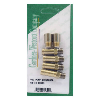 Gardner-Westcott, oil pump line fitting kit. Brass
