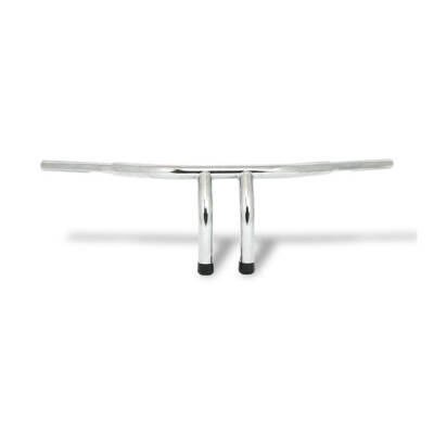Fat 1-1/4" tiller bar, 8" rise, chrome