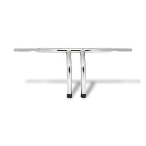 Fat 1-1/4" tiller bar, 12" rise, chrome