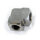 Oil gauge fitting 90° 1/8 NPT to 1/8" NPT. Chrome