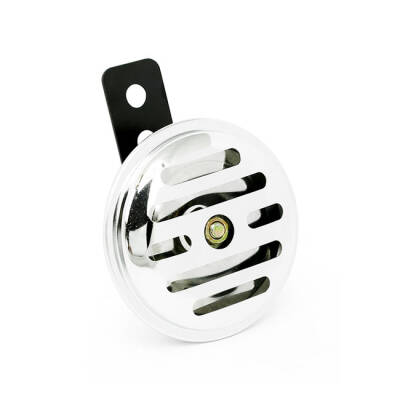 Custom mini-horn, 2.5"/ 65mm. 100 dB. Chrome slotted