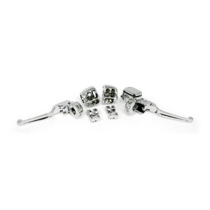 Handlebar control kit chrome 9/16" bore