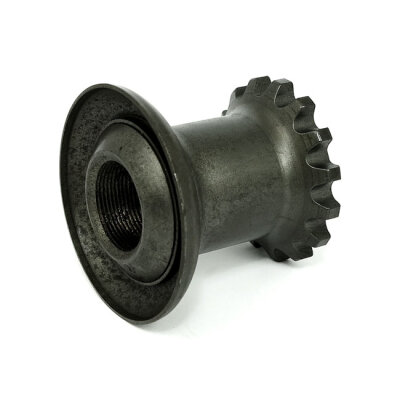 Stem crown nut, Springer forks. Black