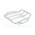 Contoured luggage rack for Tour-Pak®. Chrome