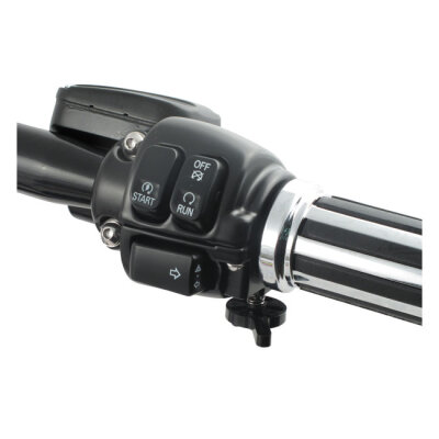 Throttle screw extension lever. Black