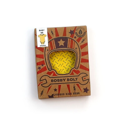 Bobby Bolt Wrench bodysuit yellow Kids size 62