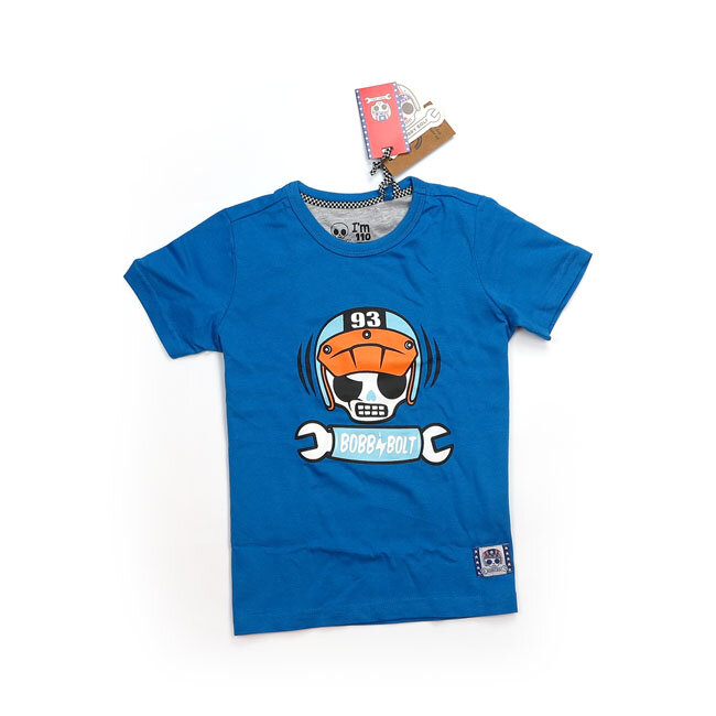 Bobby Bolt Lightning Scram t-shirt blue Kids size 146/152
