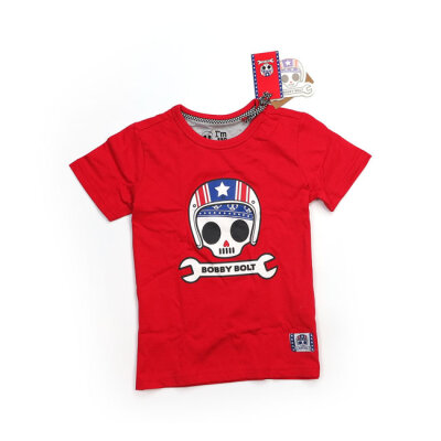 Bobby Bolt McKinley t-shirt red Kids size 158/164