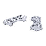 Vitys Design, Diamond rider floorboards. Chrome