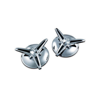 Kuryakyn, Knock-Off center caps for Trikes. Chrome