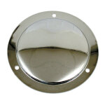 DERBY COVER, STEPPED. CHROME