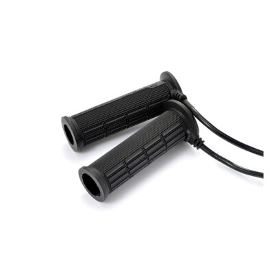 Daytona, heated grips, for 7/8" (22mm) handlebars. Black