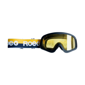 Roeg Peruna Yellow Stripe goggle black and yellow/blue...