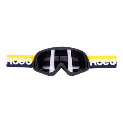 Roeg Peruna Yellow Stripe goggle black and yellow/blue strap One size fits most
