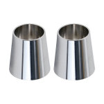 Paughco, handlebar grip cones for internal throttle. Chrome
