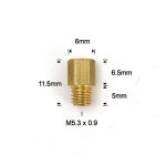 EBC Mikuni hex head main jets 4/042, size 160