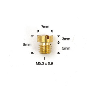 EBC Keihin CV carburetor main jets, size 165