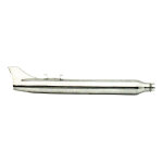 Paughco, Smooth 3" Rocket Fishtail muffler....