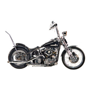 Paughco, Shorty exhaust Goose cut (38"). Chrome