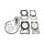 Athena, top end gasket kit