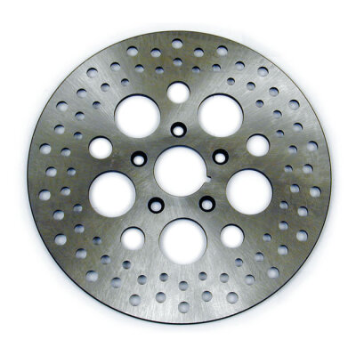 Drilled brake rotor front. 11.5"