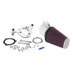 K&N, AirCharger performance air cleaner kit. Polished
