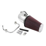 K&N, AirCharger performance air cleaner kit. Polished