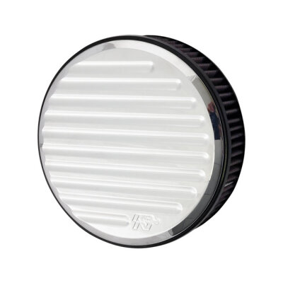 K&N street metal high-flow air intake Grind, chrome