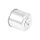 K&N, spin-on oil filter with top nut. Chrome