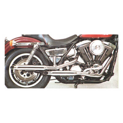 Paughco, Shorty exhaust Goose cut (38"). Chrome