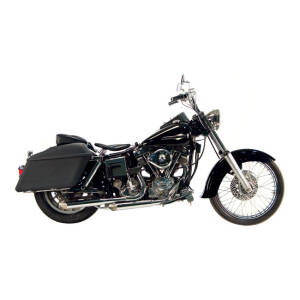 Paughco, Slash cut exhaust (38"). Chrome