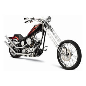 Paughco, Upswept head pipes. S-pipe - around oil tank