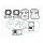 Athena, complete motor gasket kit