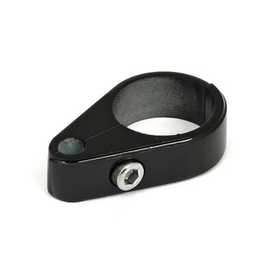 2-piece frame cable clamp. Throttle. Black