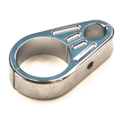 Clutch cable clamps, slotted