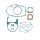 Athena, complete motor gasket kit