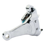 Brake caliper & bracket assembly, rear. Chrome