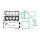 Athena, complete motor gasket kit