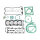 Athena, complete motor gasket kit