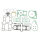 Athena, complete motor gasket kit