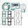 Athena, complete motor gasket kit
