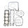 Athena, engine gasket kit