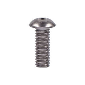 1/4-28 x 1 inch buttonhead bolt ss