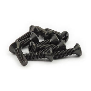 Screw, handlebar master cylinder cover. Black